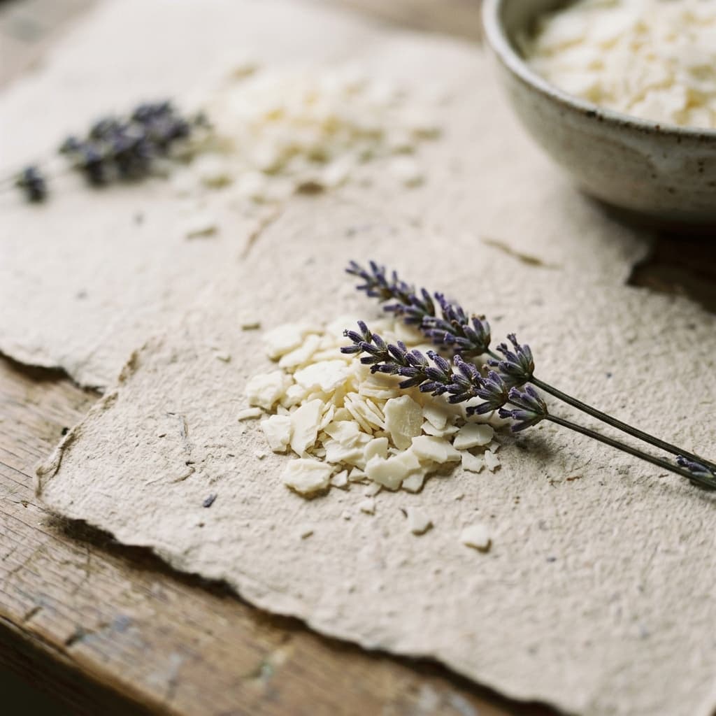 Natural soy wax and botanicals